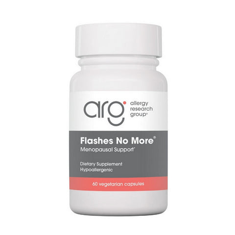 Nutricology/ Allergy Research Group, Flashes No More Menopausal Support, 60 Veg Caps