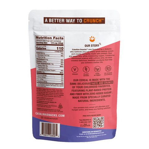 Catalina Crunch, Keto Friendly Fruity Cereal, 8 Oz(Case Of 6)