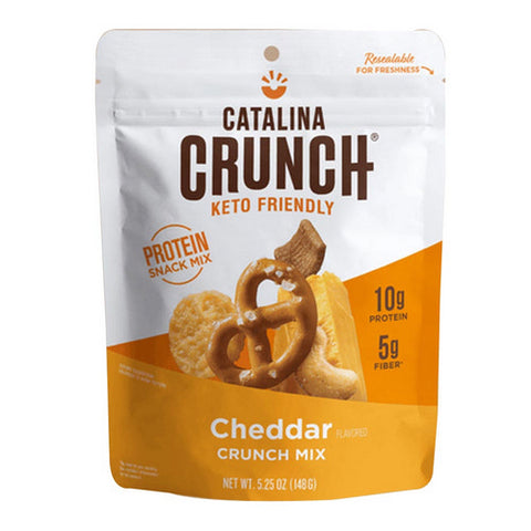 Catalina Crunch, Keto Friendly Cheddar Crunch and Snack Mix, 5.25 Oz(Case Of 6)