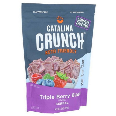 Catalina Crunch, Keto Friendly Triple Berry Blast Cereal, 8 Oz(Case Of 6)