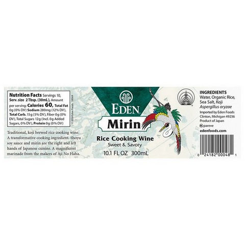 Eden Foods, Mirin Rice Cooking Wine, 10.1 Oz (Case Of 12)