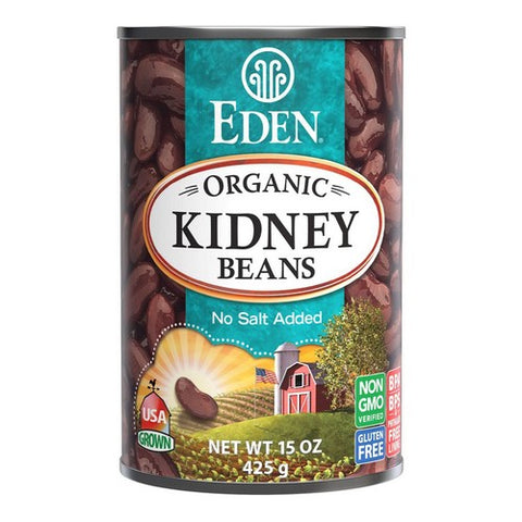 Eden Foods, Organic Dark Red Kidney Beans, 15 Oz (Case Of 12)