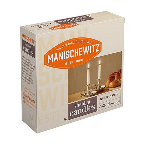 Manischewitz, Shabbat Candles, 72 Count (Case Of 8)
