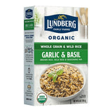 Organic Whole Grain Garlic And Basil Rice And Wild Rice 6 Oz  by Lundberg