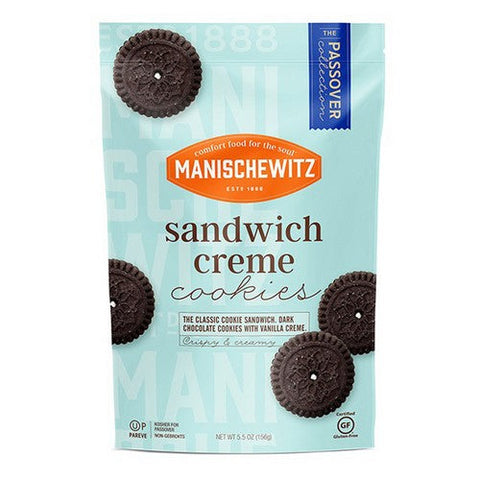 Manischewitz, CrÃ¨me Sandwich Cookies, 5.5 Oz (Case Of 12) Manischewitz
