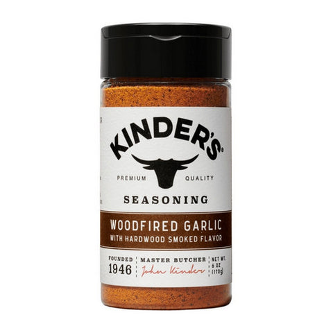 Kinders, Seasoning Woodfired Garlic, 6 Oz (Case Of 6)