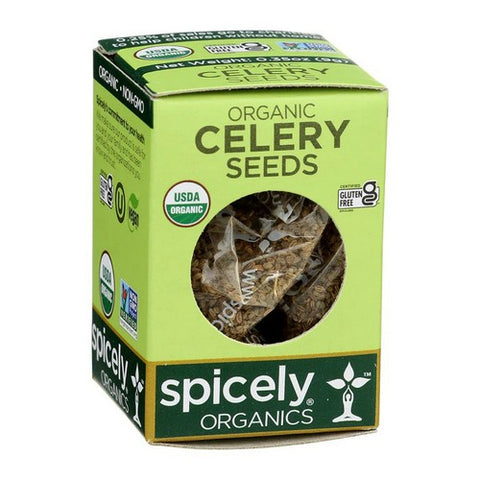 Spicely Organics, Organic Celery Seeds, 0.35 Oz (Case Of 6)