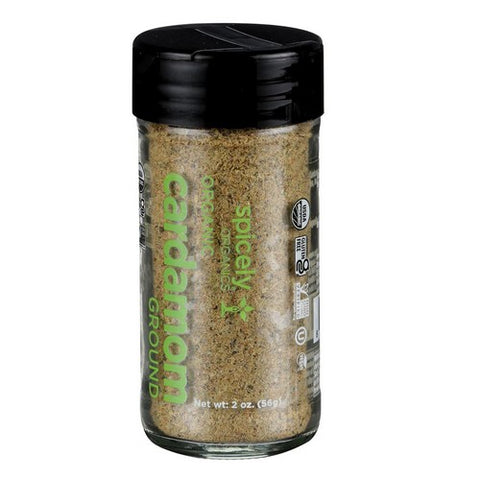 Spicely Organics, Organic Cardamom Ground, 2 Oz (Case Of 3)