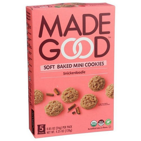 Madegood, Organic Soft Baked Mini Cookies Snickerdoodle, 4.25 Oz (Case Of 6)