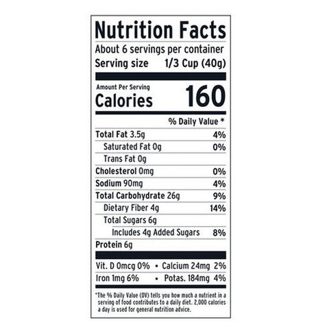 Purely Elizabeth, Superfood Oatmeal Blueberry Walnut Pouch With Collagen, 8 Oz (Case Of 6)