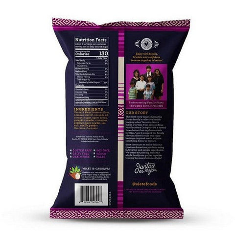 Siete, Cinnamon Chips Churro Strips Grain Free, 5 Oz (Case Of 12) Siete