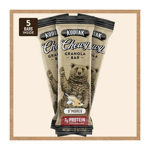 Kodiak Cakes, Chewy Granola Bars S'Mores, 6.17 Oz (Case Of 12)