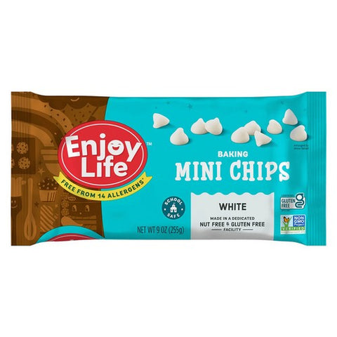 Enjoy Life, Baking White Mini Chocolate Chips, 9 Oz (Case Of 12)