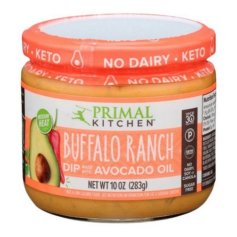 Primal Kitchen, Buffalo Ranch Dip Made With Avocado Oil, 10 Oz (Case Of 6)