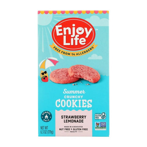 Crunchy Cookies Strawberry Lemonade 6.3 Oz (Case Of 6) by Enjoy Life