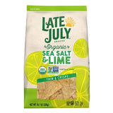 Organic Thin And Crispy Tortilla Chips With Sea Salt Lime 10.1 Oz  by Late July