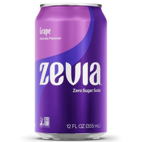 Zevia, Grape Zero Calorie, 12 Oz (Case Of 12)
