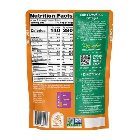 Somos, Spicy Refried Beans, 10 Oz (Case Of 6) Somos