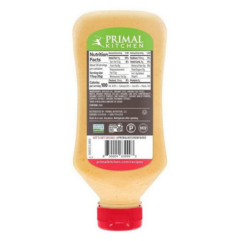Primal Kitchen, Squeeze Chipolte Lime Real Mayo With Avocado Oil, 17 Oz (Case Of 6) Primal Kitchen