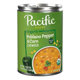 Organic Poblano Pepper And Corn Chowder Soup 16.3 Oz  by Pacific Foods