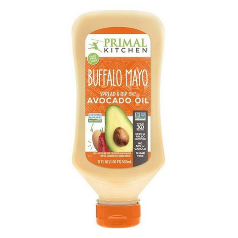 Primal Kitchen, Squeeze Buffalo Mayo Made With Avocado Oil, 17 Oz (Case Of 6)