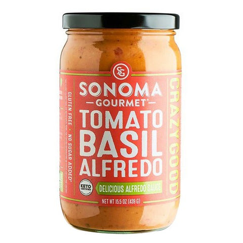 Sonoma Gourmet, Tomato Basil Alfredo Sauce, 15.5 Oz