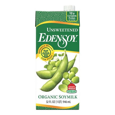 Eden Foods, Organic Unsweetened Edensoy, 32 Oz (Case Of 12)
