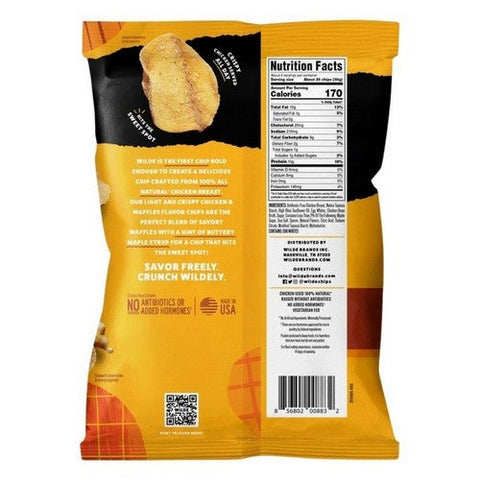 Wilde Snacks, Chicken And Waffles Chips, 4 Oz (Case Of 12) Wilde Snacks