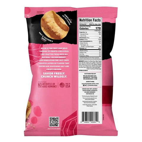 Wilde Snacks, Himalayan Pink Salt Protein Chips, 4 Oz (Case Of 12)