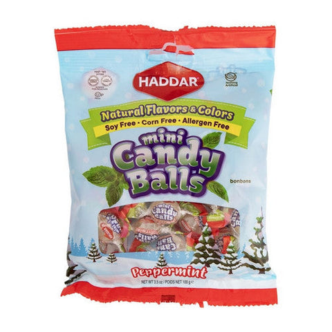 Haddar, Mini Candy Peppermint Balls, 3.5 Oz (Case Of 12) Haddar
