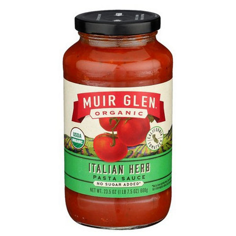 Muir Glen, Italian Herb Pasta Sauce, 23.5 Oz (Case Of 12)