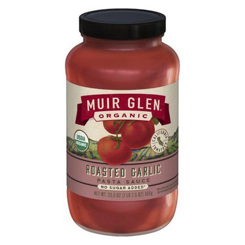 Muir Glen, Organic Roasted Garlic Pasta Sauce, 23.5 Oz (Case Of 12) Muir Glen