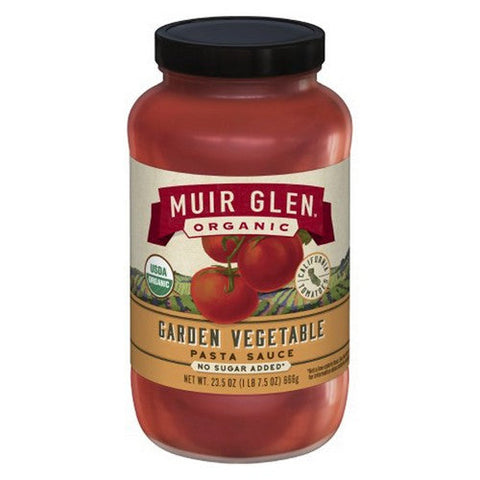 Muir Glen, Organic Garden Vegetable Pasta Sauce, 23.5 Oz (Case Of 12) Muir Glen