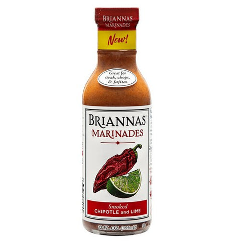 Briannas, Marinades Smoked Chipotle And Lime, 12 Oz (Case Of 6)