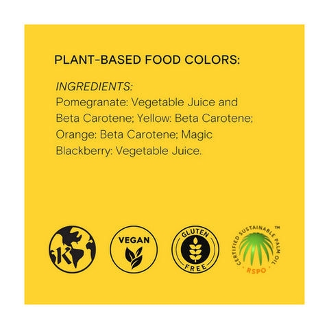 Supernatural, Food Color Plant Based Variety Pack, 8 Grams (Case Of 6)