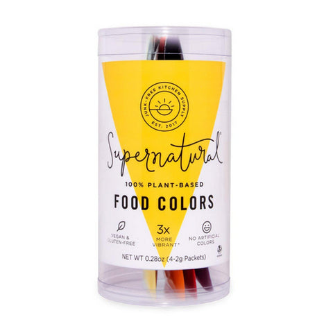 Supernatural, Food Color Plant Based Variety Pack, 8 Grams (Case Of 6)