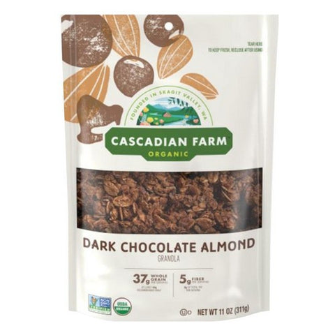 Cascadian Farm, Organic Dark Chocolate Almond Granola, 11 Oz (Case Of 4)
