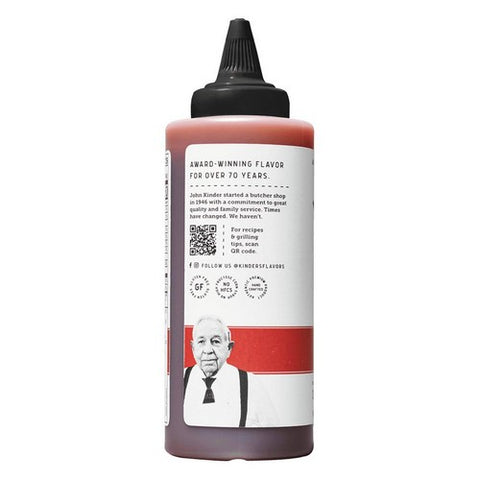 Kinders, BBQ Sauce Hot, 15.5 Oz (Case Of 6)