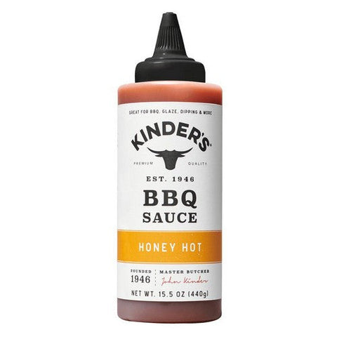 Kinders, Honey Hot BBQ Sauce, 15.5 Oz (Case Of 6) Kinders
