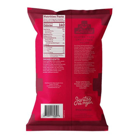 Siete, Fuego Puffs Spicy Grain Free, 4 Oz (Case Of 6) Siete