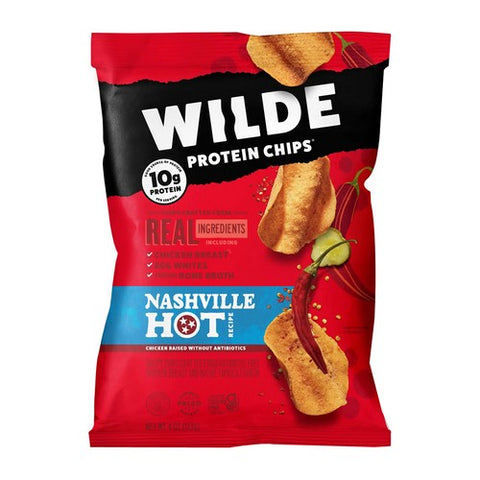 Wilde Snacks, Nashville Hot Recipe Protein Chips, 4 Oz (Case Of 12)