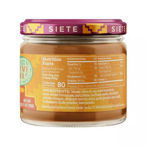 Siete, Taqueria Style Salsa Soleada, 10.5 Oz (Case Of 6)
