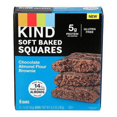 Kind, Soft Baked Squares Chocolate Almond Flour Brownie, 8.5 Oz (Case Of 8)
