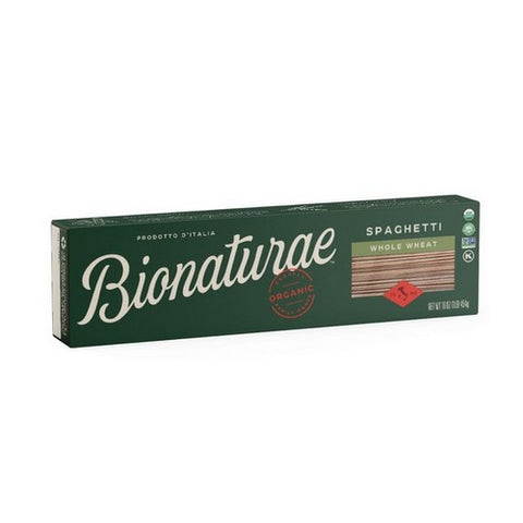 Bionaturae, Organic Whole Wheat Spaghetti Pasta, 16 Oz(Case Of 12)