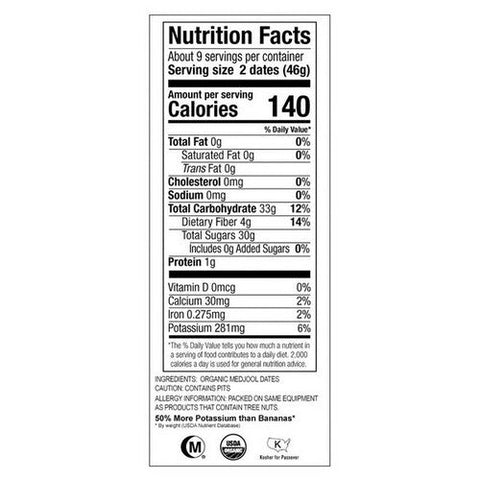 Bard Valley, Organic Fresh Medjool Dates, 12 Oz(Case Of 12) Bard Valley