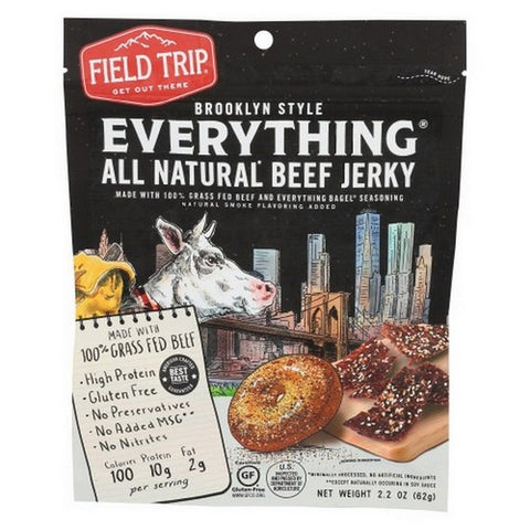 Fieldtrip, Everything Bagel Beef Jerky, 2.2 Oz(Case Of 9)