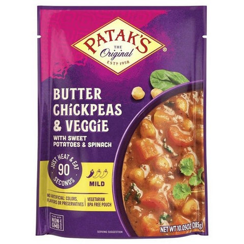 Patak's, Meal Butter Chickpeas And Veggies, 10.05 Oz(Case Of 6)