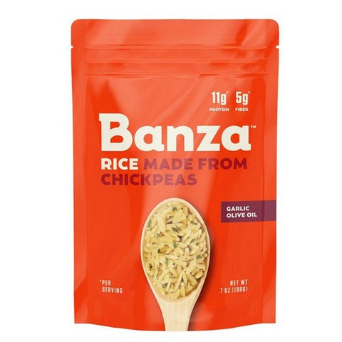 Banza, Chickpea Rice Mix Garlic Olive Oil, 7 Oz(Case Of 6)