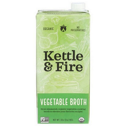 Functional Remedies, Organic Cooking Vegetable Broth, 32 Oz(Case of 8)