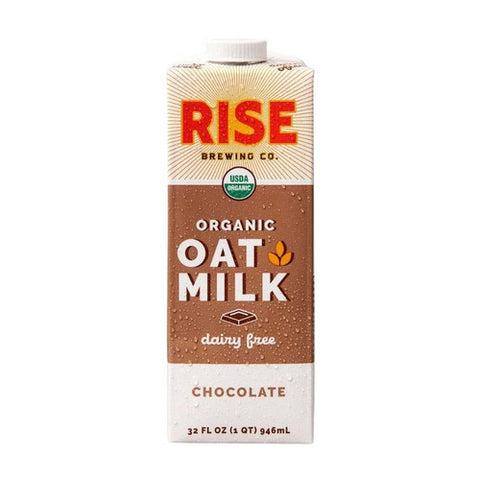 Organic Chocolate Oat Milk 32 Oz(Case Of 6) by Rise Brewing Co